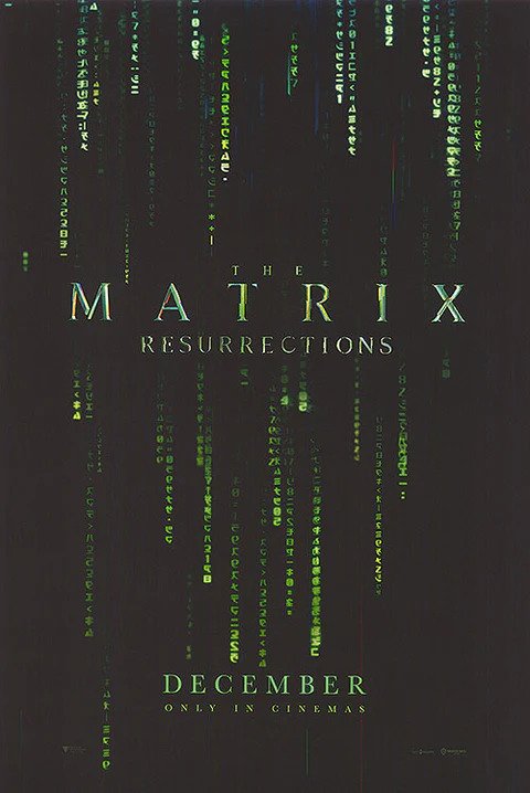 The Matrix Resurrections poster