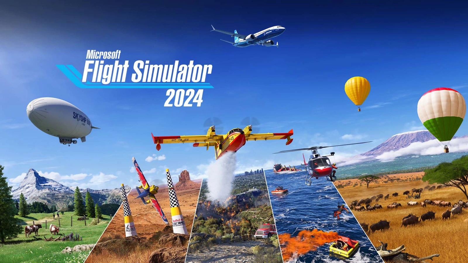 Microsoft Flight Simulator 2024 key art